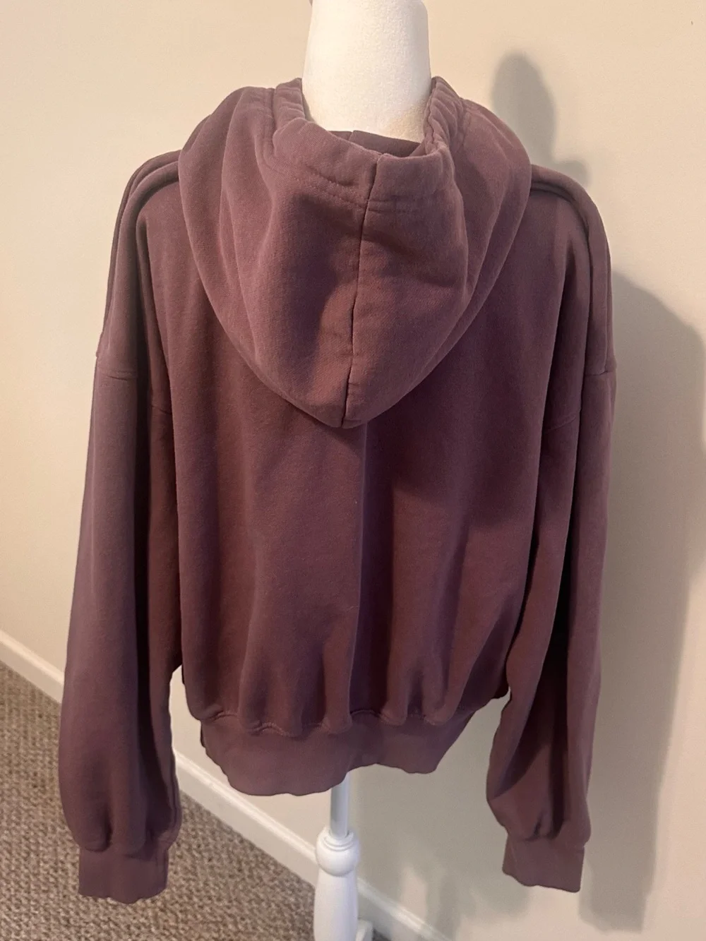 The North Face Men's Circular Design Purple Pullover Hoodie Size Large